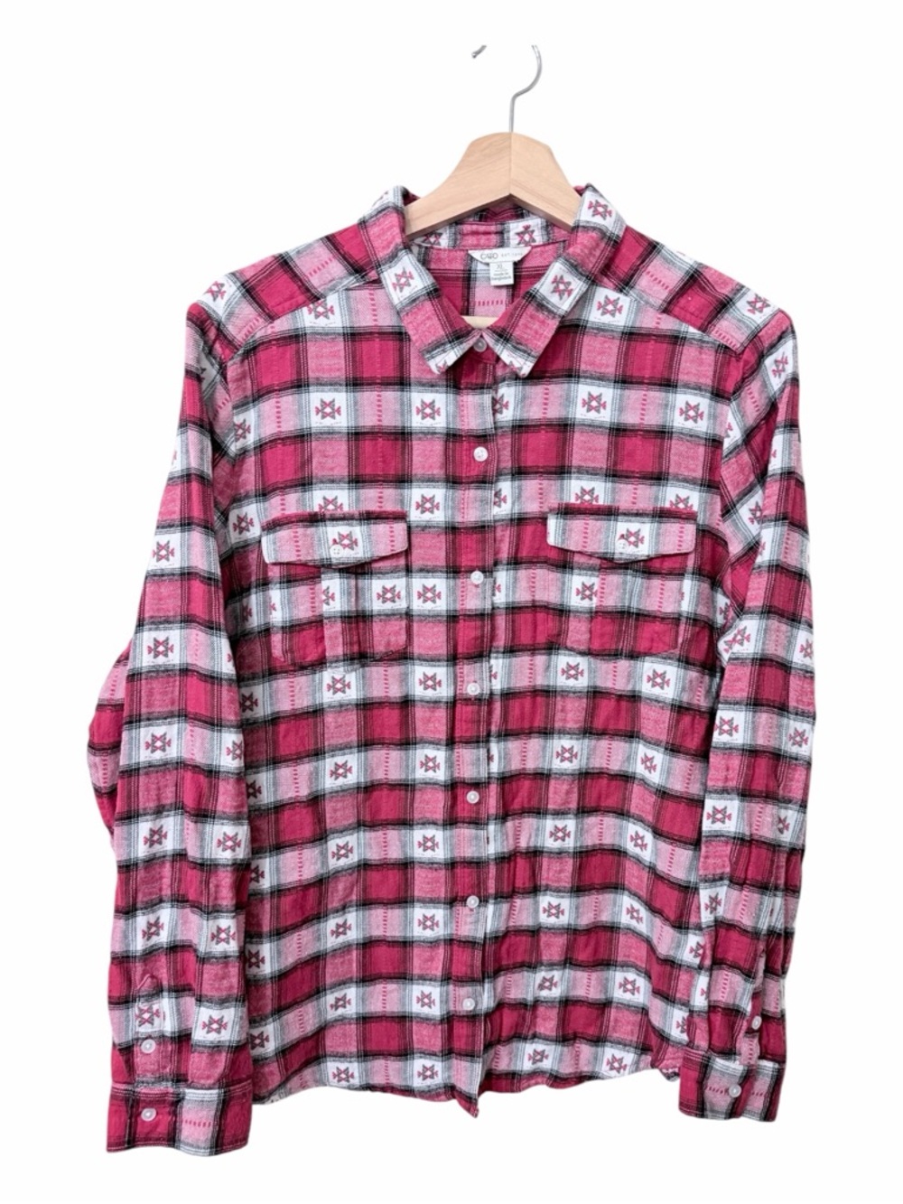 Cato Plaid Flannel Shirt XL